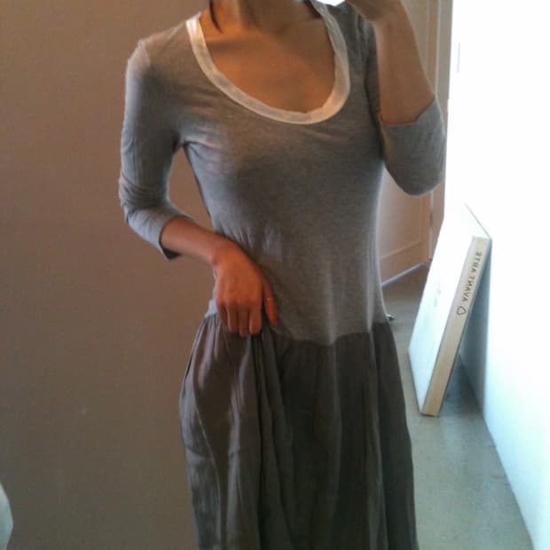 Sacai Luck  Cotton Cupro Dress