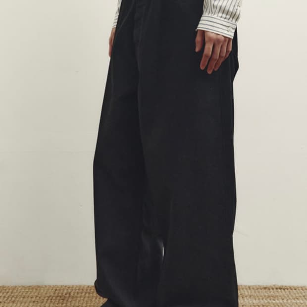 [youth] tapered denim pants