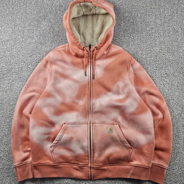 칼하트 다잉워시드 커스텀 쉐르파 라인드 후드집업 ( XL )/ 10825