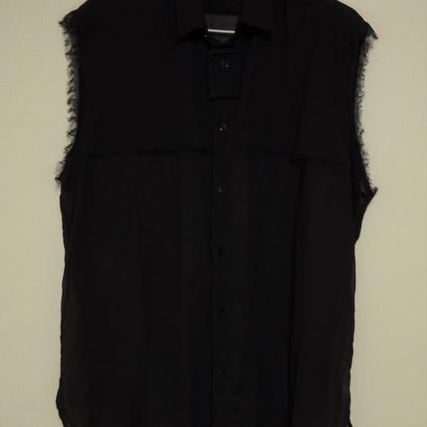 Saint Laurent 16ss 슬리브리스 셔츠 