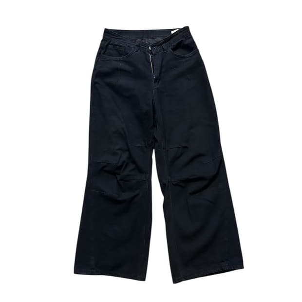 999휴머니티 AV Pleats Dyed Denim Pants