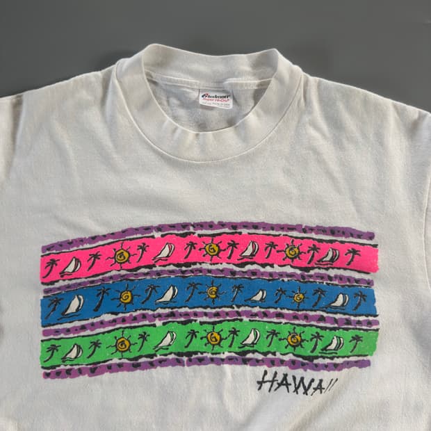 90s hawaii 빈티지 하와이 티셔츠