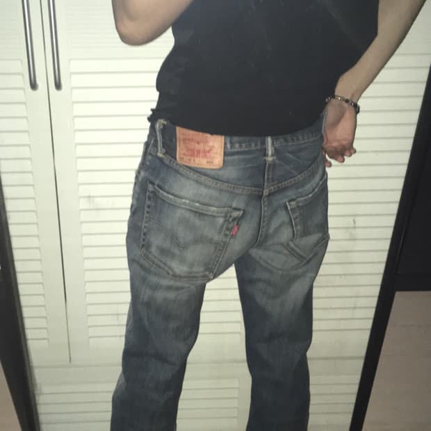 리바이스 504 빈티지워싱데님