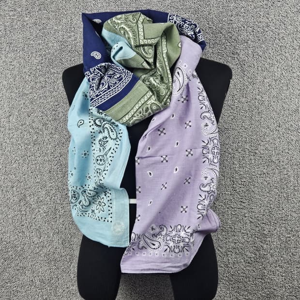 U.S.A 반다나 리워크 커스텀 스카프 머플러 / 10419