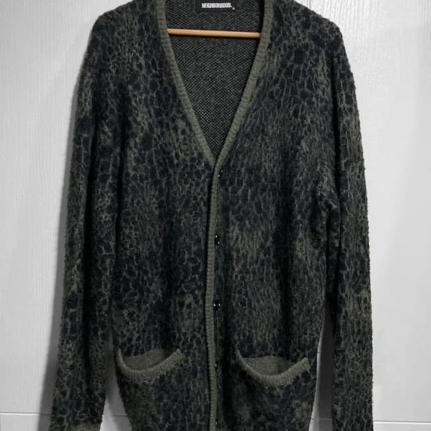 Neighborhood 2021AW Mohair Leopard Cardi