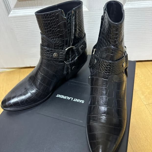 생로랑 웨스턴 하네스부츠 37