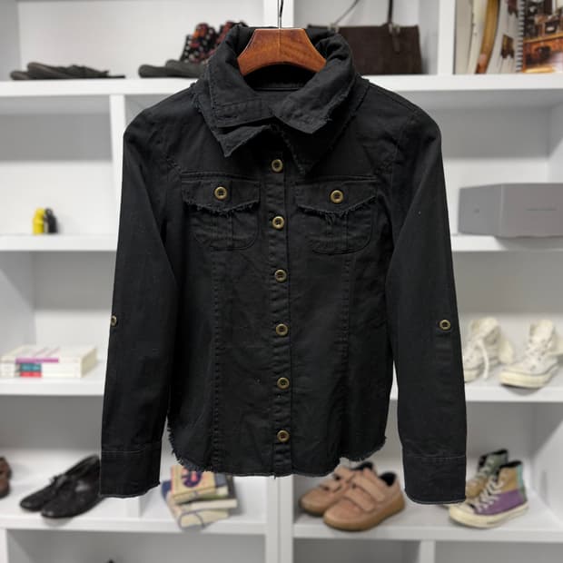 rote rose 더블 넥 셔츠