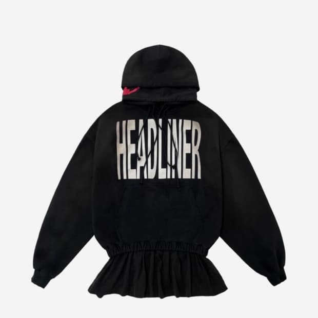 2사이즈 헤드라이너 후드티