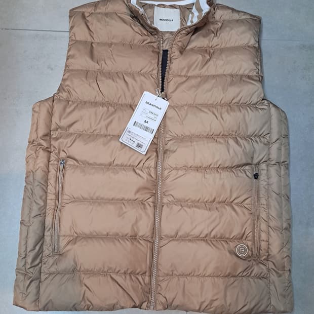 빈폴 남성 패딩 조끼 M(새상품)
