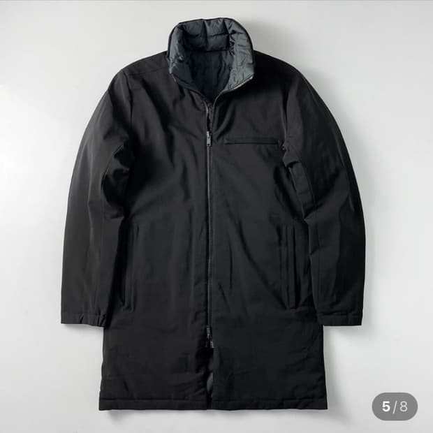 Theory 띠어리 루거 백화점판 리버시블 패딩 코트S