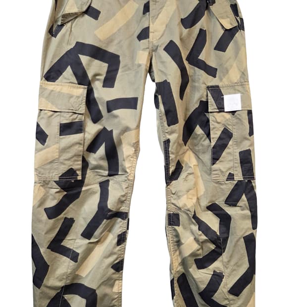 G-STAR 카키 블랙 패턴 카고 바지(30)