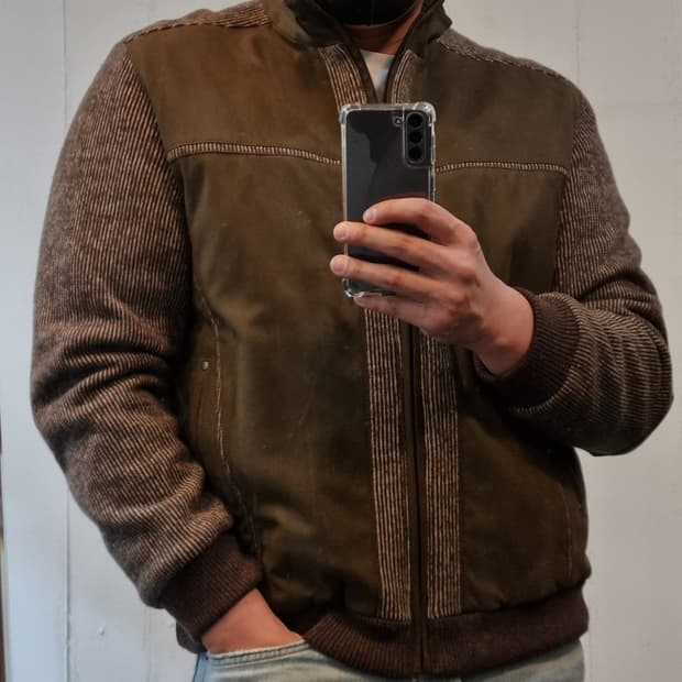 PGA TOUR 남성 스웨이드 자켓 100/실측105