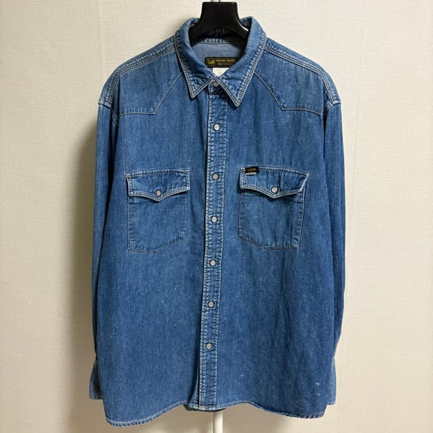 리 Lot 0450 웨스턴 데님 셔츠 / 중청, M