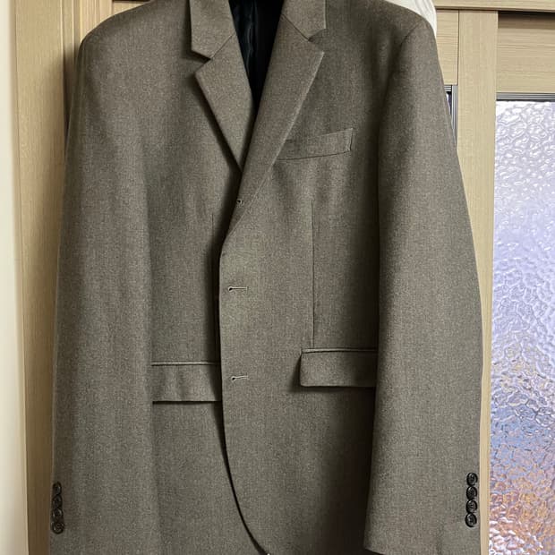 포커페이스 / 3roll2 버튼 자켓 그레이시베이지 / 48