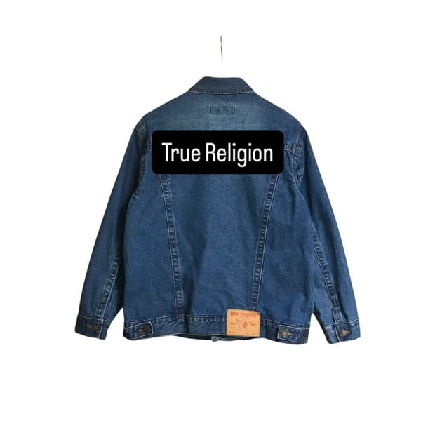 트루릴리젼 트러커 청자켓