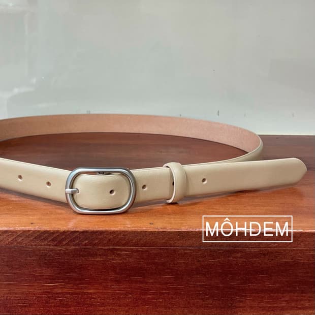[Uinsex]미니멀 볼륨 이태리소가죽 벨트