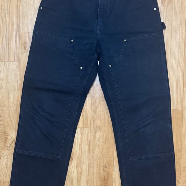 빈티지 칼하트 B01 더블니 블랙 BLK 33x32