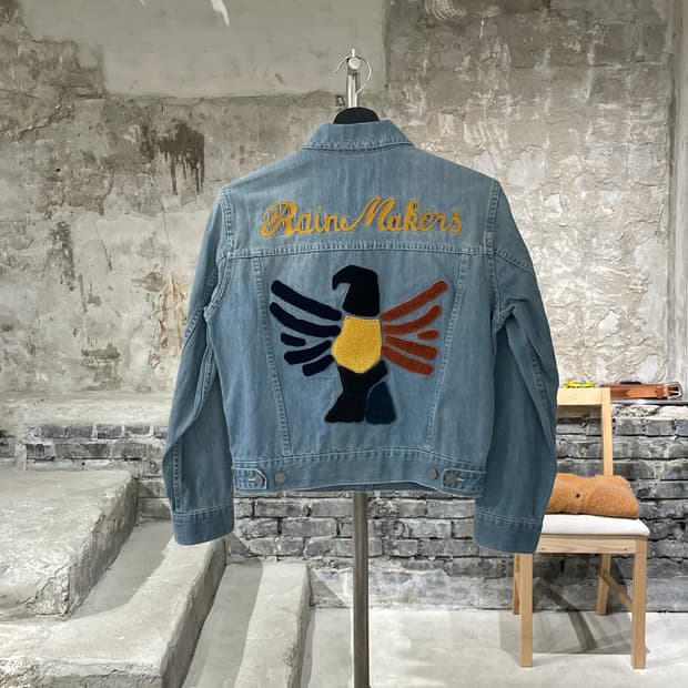 이자벨 마랑 에뚜왈 연청 레인 메이커스 크롭 데님 자켓