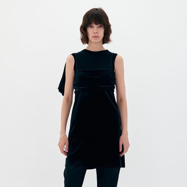 LOW CLASSIC UNBALANCE SLEEVE KNIT 