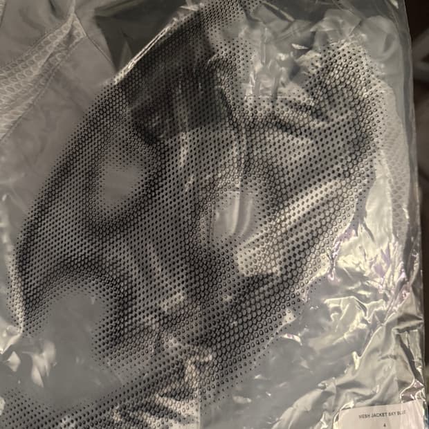 산산기어 25ss 메쉬자켓 스카이블루 사이즈 4