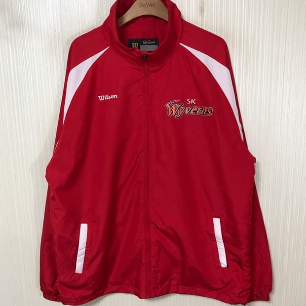 KBO 윌슨 SK와이번스 선수실착 빅사이즈 트레이닝우븐자켓 3XL