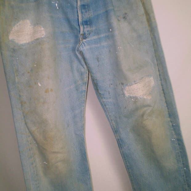 80s Levi's 501 데님팬츠