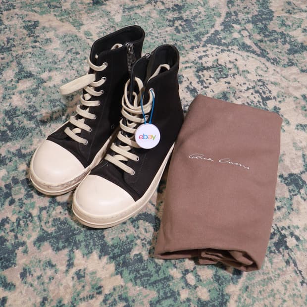 RICK OWENS 릭오웬스 다크쉐도우 라몬즈 하이 릭컨 225