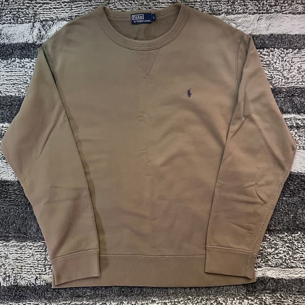 폴로 랄프로렌 스웻셔츠 베이지