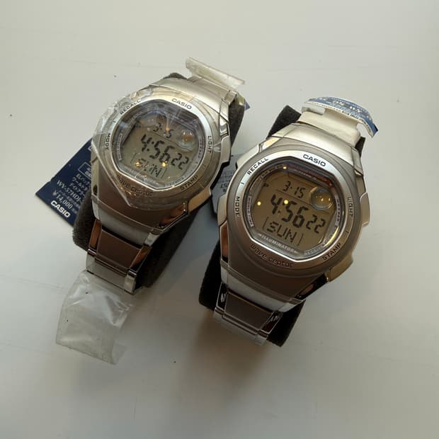 Deadstock Casio 올드 카시오 웨이브셉터 전파시계