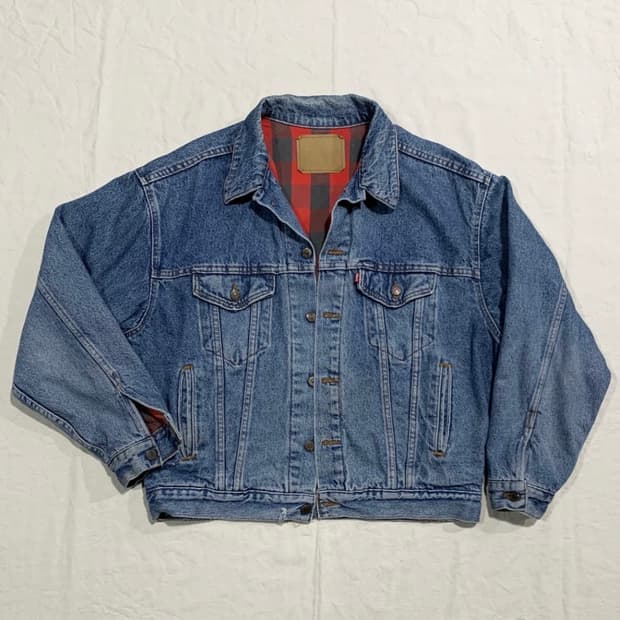 리바이스 플란넬 트러커 자켓