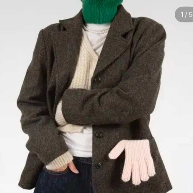 릿킴 vintage wool jacket 빈티지 울자켓 카키