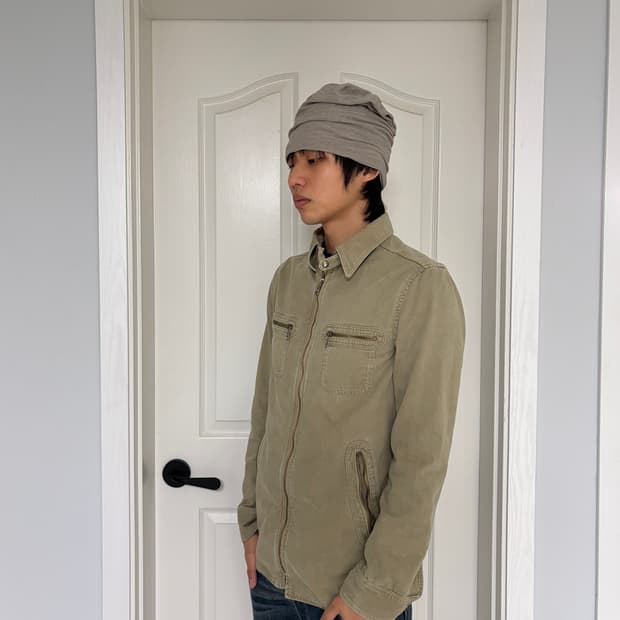 돌체앤가바나 워시드 멀티 포켓 자켓