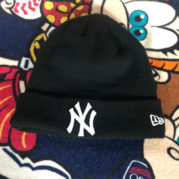 MLB 뉴에라 뉴욕양키스 비니/니트캡 (블랙)