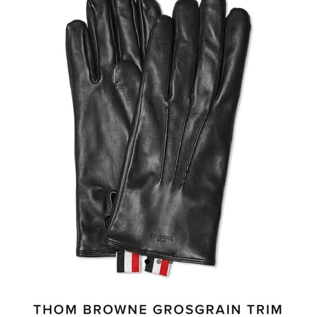 톰 브라운 레더 클래식 글러브(램스킨/라이닝-캐시미어)S 사이즈(여성용)