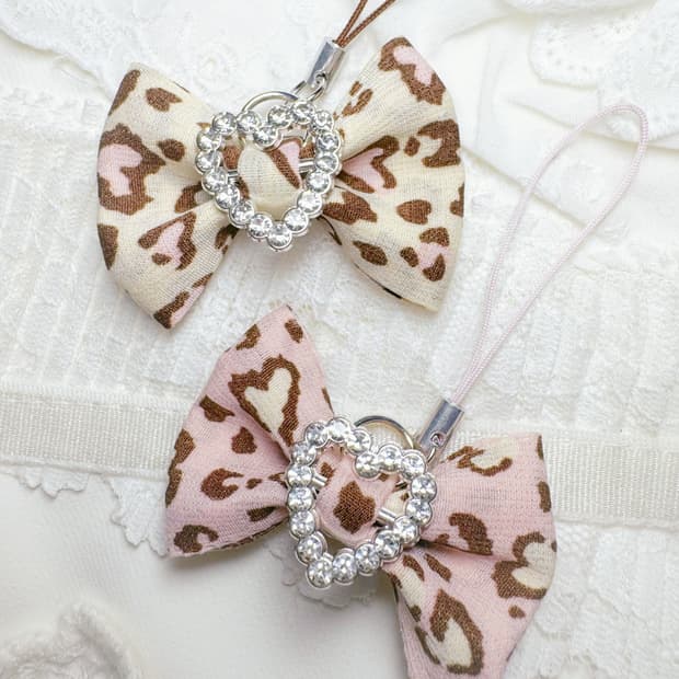 [handmade] ˚₊‧꒰ა 호피 리본 윙 ໒꒱ ‧₊˚