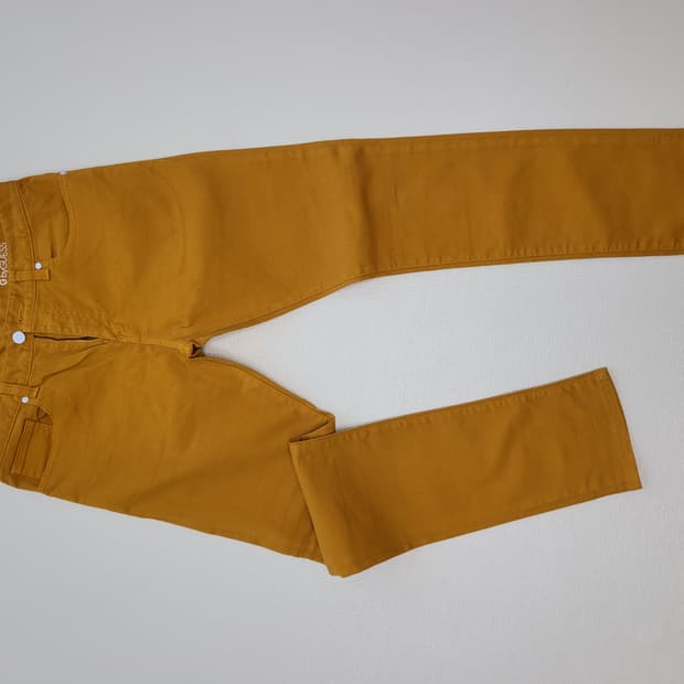 지바이게스 G By Guess 남자 면바지 32 머스타드