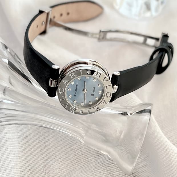 불가리 비제로원 시계 (쉘다이얼,12p다이아) / 정품감정, 케어