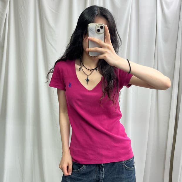 Polo pink T-shirts