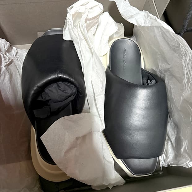 릭오웬스 게스 푸퍼 슬라이드(슬리퍼)44