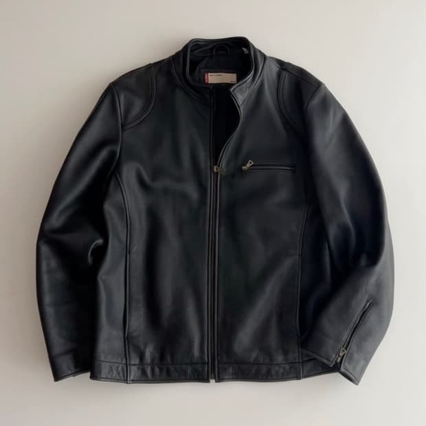 리바이스 싱글 라이더 카우 레더 자켓 L