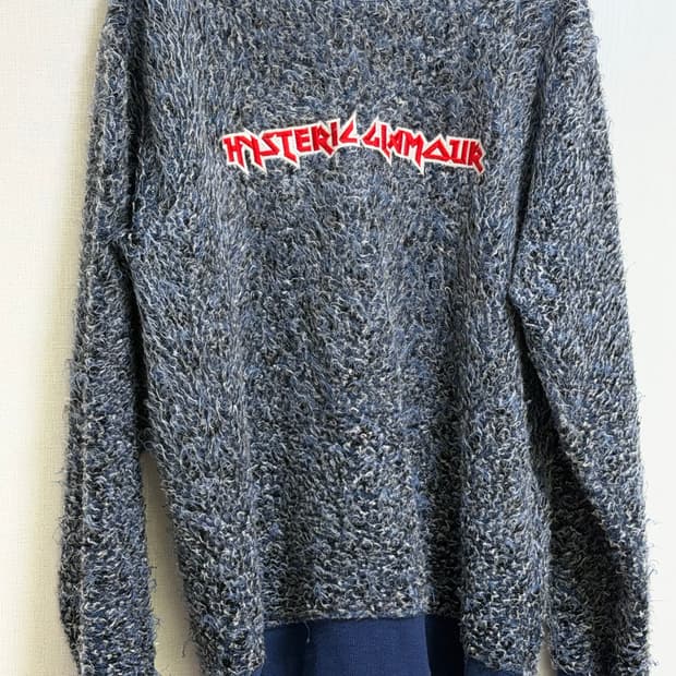 히스테릭 글래머 메탈로고 맨투맨