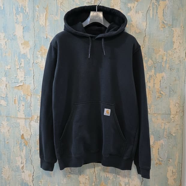 칼하트 기모 후드티 블랙 S