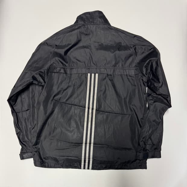 아디다스 올드스쿨 백 삼선 윈드브레이커 바람막이 자켓 L 블랙