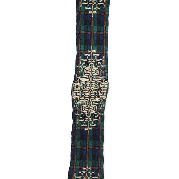 캐피탈 축융 울 타탄체크 머플러