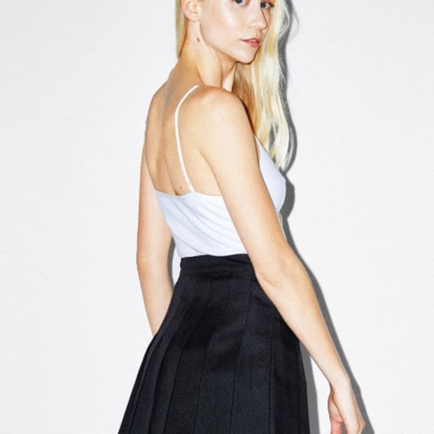 American Apparel Tennis skirt (Black)