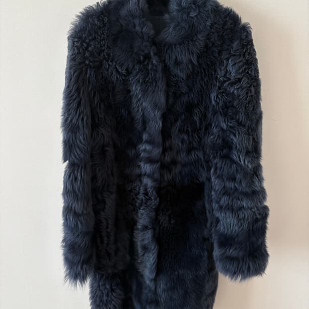 이브살로몬 퍼 무스탕 코트