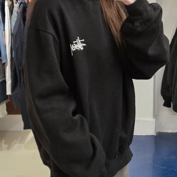 Stussy 스투시 스탁로고 맨투맨