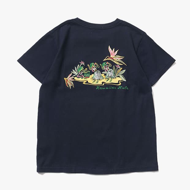 BEAMS BOY X SUN SURF - EMBROIDERY TEE