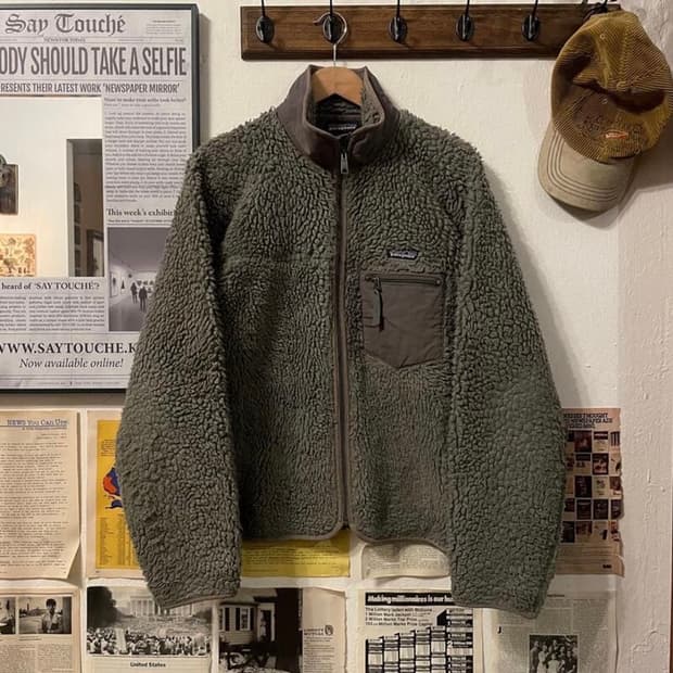 (m)파타고니아 00s 레트로 플리스 딥파일