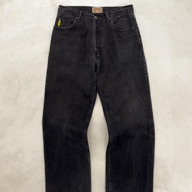 아르마니 진스 몰스킨 팬츠